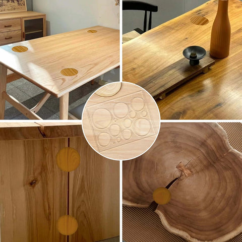 Pro Grade Router Templates for Woodworking Kit With Circle Inlay Templates and Decorative Jig 13 In 1 Acrylic Templates shown