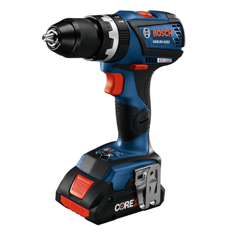 18V EC Brushless Hammer Drill Driver With Bluetooth Connectivity, Half Inch Chuck, Connected Ready, Includes CORE18V 4Ah Battery