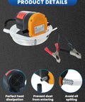12V 60W Oil Extractor Pump For Cars Motorcycles Boats And Lawn Equipment Fast Portable Oil Change Tool With 0.8 To 1.0 Liter Flow
