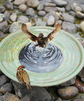 Solar Fountain Bird Bath Bubbler For Outdoor Garden Made Of Metal Water Feature For Patio Decor Sun Powered No Battery Needed Easy Setup Creates Sparkling Water Sprays That Attract Birds