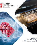 10-Pack Glass Food Storage Containers With Tempered Lids For Meal Prep And Leftovers, Borosilicate Glass in freezer and oven