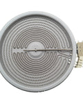 Electric Range Dual Radiant Surface Element Replacement For Specific Model Fit Not Universal 240V 2500W And 1200W 9 And Three Quarters Inch Element With Updated Terminals, Compatible With 316555800 And 316418400, Easy DIY Kitchen Fix circular element with terminals.
