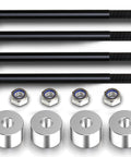 Heavy Duty Differential Drop Kit For 2007 2021 Chevy Silverado Gmc Sierra 1500 4WD suspension parts including bolts and spacers.