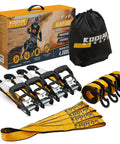 Heavy Duty Ratchet Straps 4 Pack Tie Downs For Cargo And Truck Bed, 4500 Break Strength, 1.5 Inch Wide By 8 Feet Long, Orange