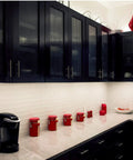 Modern kitchen with under-cabinet lighting highlighting 10 Inch Linkable LED Bright Strips, 6 Pack, 1650 Lumens, 2700K Warm White.
