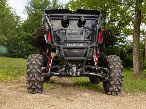High Clearance Boxed Rear Radius Arms For 2019 And Up Honda Talon 1000R Heavy Duty Alloy Steel Build Seven Eighths Inch Adjustable Heim Joints Zinc Plated Chromoly Bushings For Trail Ready Off Road Performance on Honda Talon rear suspension