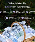 Plant Based Natural Stone Cleaner Starter Pack For Marble And Granite Countertops Showers Floors And More Fragrance Free display