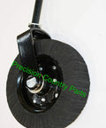 Workhorse 15 Inch Laminated Tire Tail Wheel Assembly with 1-1/4 Fork Yoke and Heavy Duty Hub Bushings and Ball Bearings.