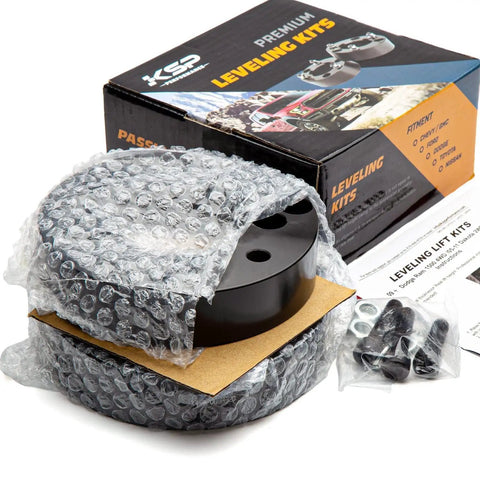 Beefed Up 2 Inch Lift Kit For F150 2004 2026 4WD 2WD Front Lift Spacers packed with bolts and instructions