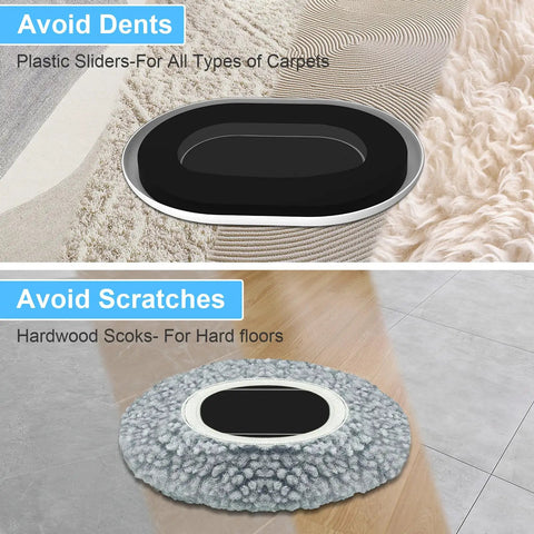 Avoid dents and scratches with Effortless Home Move Sliders Two In One Heavy Duty Furniture Movers for carpet and hard floors.