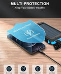 Ultra Portable 38800mAh Solar Charger Power Bank With USB C Input Output Waterproof Outdoor Backup Battery Pack with phone