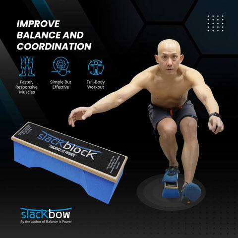 Person using All In One 15 Inch Balance Trainer For Athletes Boost Balance, Agility, And Stability, Prevent Injuries, Full Body On The Go Workouts, Made In USA, Compact And Portable, Elevate Baseball, Basketball, Tennis, Running, And Pickleball in gym setting