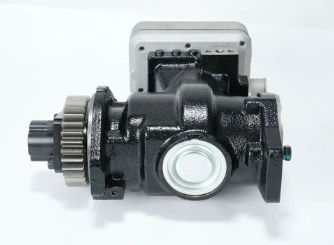 Air Brake Compressor Replacement for ISX15 QSX15 Trucks 2010-2024, 12V Heavy Duty One Cylinder Gear Drive, Replaces OEM 3689649 Series