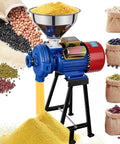 High Power 3000W Electric Grain Grinder Mill For Dry Cereals And Grains, 110V grinding corn with galvanized body and funnel