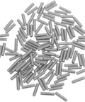 100 Pieces Carbon Steel M2.5x10 Hex Socket Headless Grub Screws For Door Handle Repair And Bath Fixtures Plus Delicate Assembly Work Ensure Grip And Security Like a Boss For Tackling Your Next Job., top view of loose carbon steel grub screws