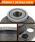 Close-up view of drop-in replacement Rear Wheel Hub And Bearing Assembly For Acura EL 2001 2002 2003 2004 2005 And Honda Civic 2001 2002 2003