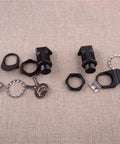 Push Button Latch Lock Kit With Key For Marine Storage Box Doors, Spring Pop Button Action, No Fuss Install, 1 Pack With Gaskets