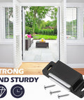 24 Pack Cabinet Magnets Heavy Duty Magnetic Door Catch 15Lb Zinc cabinet magnets with screws, patio view.