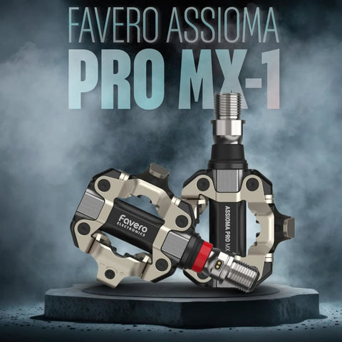 Assioma Pro MX1 Upgraded Single Sided Power Meter Pedals Bundle With Extra SPD Cleats, Cleaning Cloth And Multi Tool Kit
