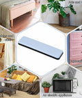 Self Adhesive PTFE Furniture Sliders 8 Pack Rectangle Glides Move Heavy Gear Smooth As Butter Chair Pads on a surface.