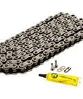 Drive Sprocket Chain Combo For Yamaha TTR125LE Front 13T Rear 54T 428 Pitch 122 Links With Master Clip and Oil