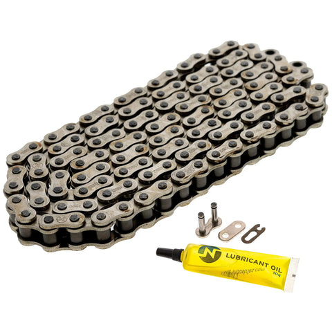 Drive Sprocket Chain Combo For Yamaha TTR125LE Front 13T Rear 54T 428 Pitch 122 Links With Master Clip and Oil