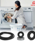 Woman loading laundry into a front load washer with Heavy Duty Front Load Washer Core Rebuild Kit With Legit Tub Bearings And Leak Proof Seals For Smooth Sailing Laundry Days And Zero Hassle Restoration That Truly Delivers.