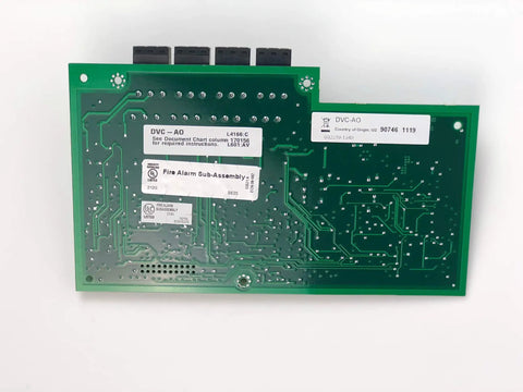 Heavy Duty Digital Voice Command Analog Output Interface Module For Commercial Fire Alarm Control Panels back view of circuit board
