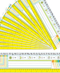 Multiplication Desk Reference Name Plates For Students Kid Friendly Self Adhesive Manuscript Alphabet Tags With Stroke Lines Fractions