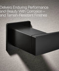 Honesty Pivoting Toilet Paper Holder With Quick Change Action And Clean Square Lines For A Sleek Modern Bath wall mount