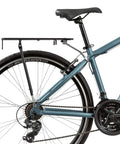 Rear Bike Rack For Everyday Hauls Lightweight Durable Cargo Carrier With 26 Lb Capacity That Fits Most Adult Bikes Perfect For Backpacks Baskets And All Your Gear mounted on bicycle