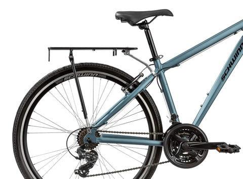 Rear Bike Rack For Everyday Hauls Lightweight Durable Cargo Carrier With 26 Lb Capacity That Fits Most Adult Bikes Perfect For Backpacks Baskets And All Your Gear mounted on bicycle