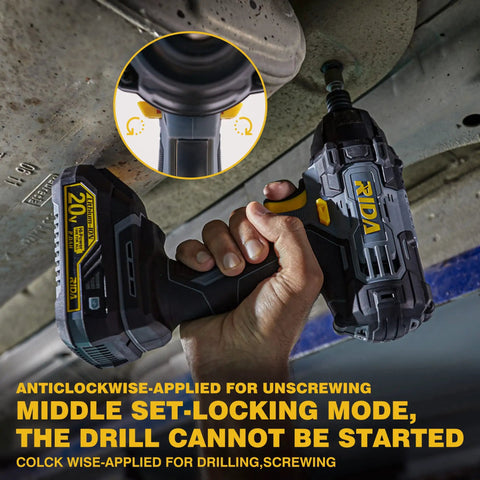 Using Cordless Impact Driver Kit With 180Nm Torque 20V Power 0 To 2800 RPM Variable Speed One Quarter Inch All Metal Hex Chuck