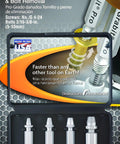 8440P Pro Grabit Broken Bolt And Damaged Screw Extractor 4 Piece Kit shown in packaging with product details