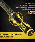 Quarter Inch Drive Torque Wrench With Dual Scale 30 To 250 Inch Pounds And 3.4 To 28.2 Newton Meters Pre Calibrated For Precision With Serial Numbered Calibration Certificate Premium Rubber Grip Handle Deluxe Hybrid Case, rotating handle