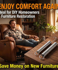 Built Tough Two Pack Heavy Gauge Steel Tension Springs Designed For Exact Seven Inch Hook To Hook Recliner Mechanism on wooden table