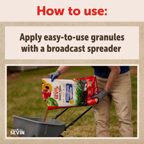 Insect Granules For Lawns And Gardens, 10 Lb Bag, Kills Ants Ticks And 100 Plus Pests On Contact, Lasts Up To 3 Months in use