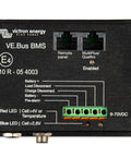 Hella Reliable Smart BMS Controller For 12 24 48 Volt Solar Systems showing connections and labels on a black control unit.