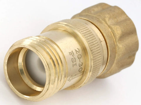 Heavy Duty 25 Psi Water Pressure Regulator For Three Quarters Inch Hose Thread Drip Irrigation System Pro Grade Lead Free Brass