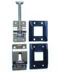 Polished Stainless Steel T Style RV Door Holder and Entry Door Catch for Camper Trailer and Motorhome, mounting screws not included.