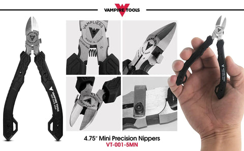 4.75 Inch Precision Flush Cutters For PCB Work And Electronics Repairs Pro Grade Side Cutting Pliers Lightweight Japanese Made