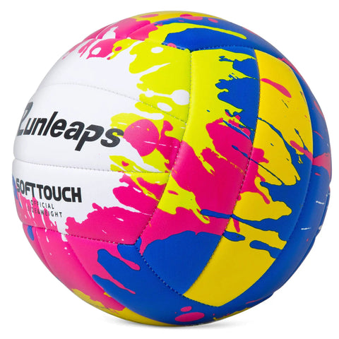 Beach Volleyball Official Size 5 Soft Waterproof PU Ball For Indoor Outdoor Pool Gym Training Durable Sand Play