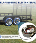 Badass Electric Trailer Brake Assembly Pair Built To Hustle Rock Solid Grip For Eight Thousand Pound Axles Utility Travel horse motorcycle