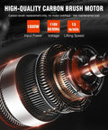 High-quality carbon brush motor of 1100 Lbs Electric Hoist Winch, 1500W Portable Power Crane showcasing 1800W input power.