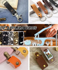 15mm Snap Fasteners Kit With 125 Sets In Five Colors Gold Silver Bronze Black And Gun Black Stainless Steel Leather Snaps