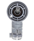 OEM Bevel Gear Replacement 536503801 for chainsaws and mowers, front view showing metal construction and integrated parts
