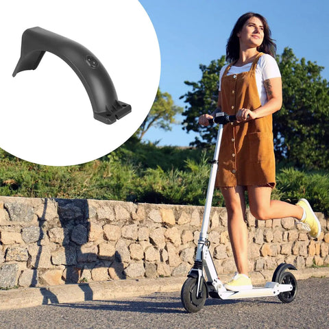 Electric Scooter Rear Mudguard With Taillight Widened Mud Guard Protection Plate Includes Installation Screws For Scooters