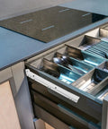 Beefy Heavy Duty Steel Drawer Slides With Smooth Quiet Operation And White Furniture Guide Rails for kitchen drawer with utensils