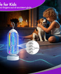 Cordless Mosquito Zapper With Colorful Lighting And Auto Sensing 3 In 1 Bug Trap With 4000mAh Rechargeable Battery for indoor use