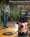 Beast Mode Cleaning Power With 5000 Max PSI Pressure Washer Touchscreen Control And Foam Cannon Eight Spray Levels